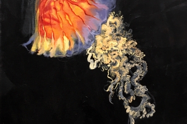 "Jelly" painting by Willow Moseley