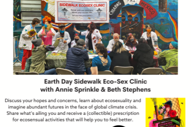 Earth Day Sidewalk Eco-Sex Clinic with Annie Sprinkle and Beth Stephens