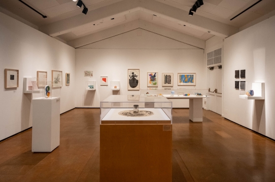 A view of the main gallery of the Sesnon from a past exhibition.