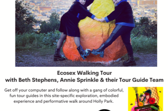 Ecosex Walking Tour with Beth Stephens and Annie Sprinkle 