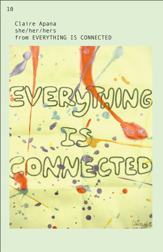 Claire Apana, EVERYTHING IS CONNECTED