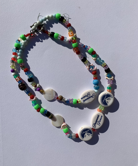 July pt 1 (Paramount), two necklaces (July 2021) ​Beads from Venice, California