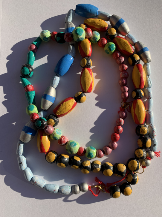 ​M, three necklaces (July 2021) Beads from Westchester, Pennsylvania