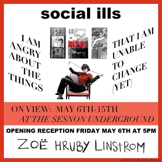Solo Show: Zoë Linstrom May 6-15, 2022 Sesnon Underground