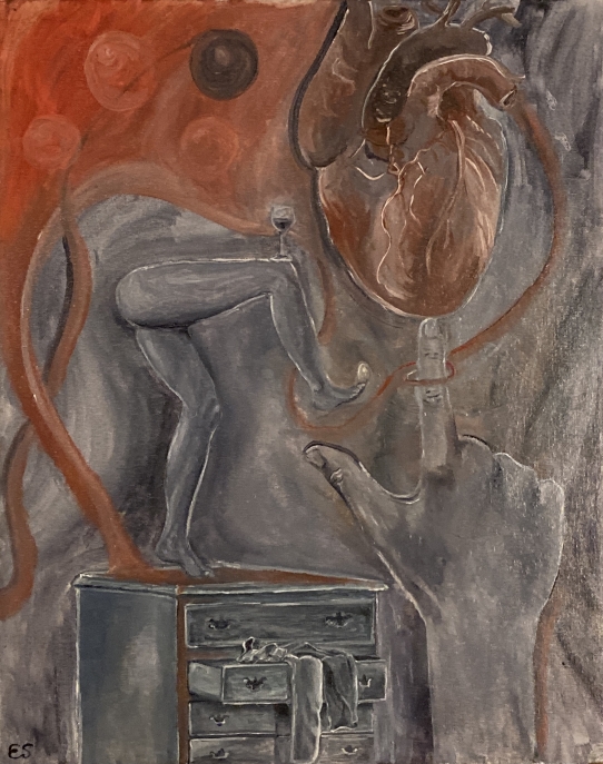 Emmeline Shahory, Untitled (2020), Oil on canvas