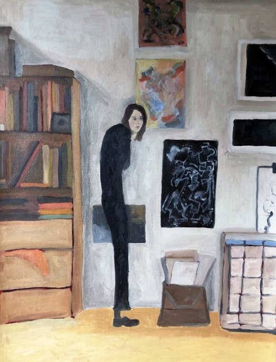 Natalie Jauregui Ortiz (Porter ‘18), Denial, 2020. Oil on Canvas