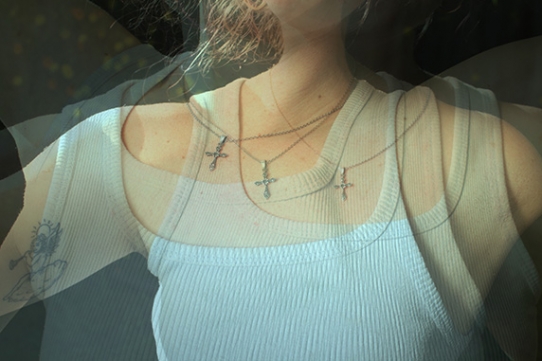 My Mother's Necklace (2020), Multiple layered digital photograph